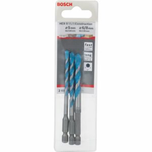 Bosch Mehrzweckbohrer-Set HEX-9 Multi Construction 3-teilig Ø 5 mm - 8 mm