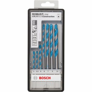 Bosch Mehrzweckbohrer-Set RobustLine CYL-9 7-teilig 5 mm - 10 mm