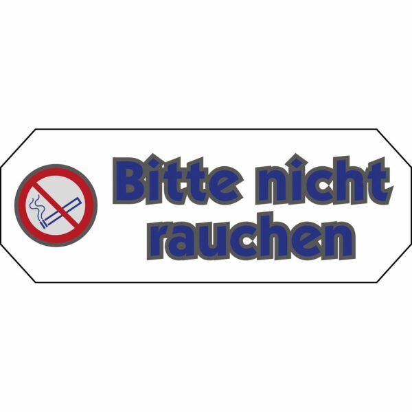 Doming Aufkleber Bitte nicht rauchen 10