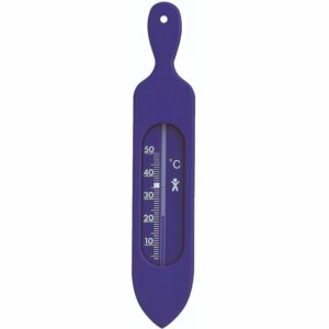 TFA Analoges Badethermometer BPA-frei Blau