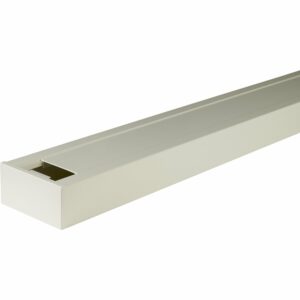 Endstück für Brüstungskanal 130 mm x 65 mm Weiß