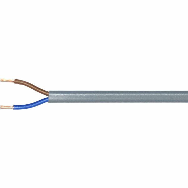 Schlauchleitung PVC Silbergrau 5 m