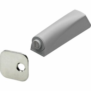 Hettich Türöffner Push-to-open mit Magnet Kunststoff Grau 2 Stück