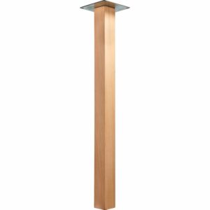 Hettich Tischbein Melta 720 mm x 50 mm x 50 mm Holz Buche 1 Stück