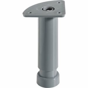 Hettich Sockelverstellfuß 130 - 180 mm x Ø 32 mm Kunststoff Grau 1 Stück