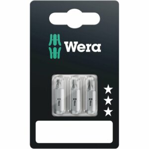 Wera Kreuzschlitz-Bit-Set PH1 / PH2 / PH3 x 25 mm 851/1 Z 3-teilig