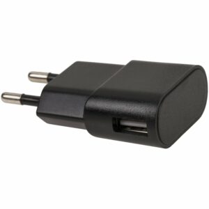 USB-Ladeadapter für 230 V Steckdose Schwarz