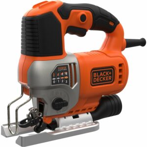 Black+Decker Elektronik-Pendelhub-Stichsäge BES610 650 W