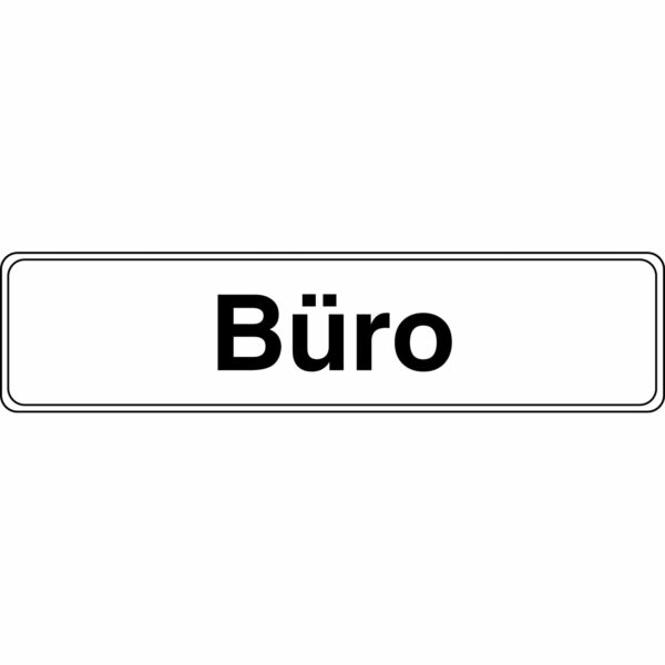 Schild Büro 4