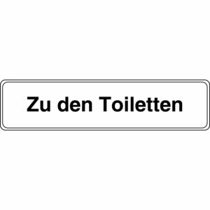 Schild Zu den Toiletten 4