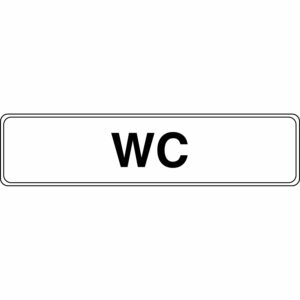 Schild WC 4