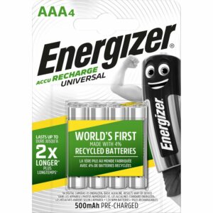 Energizer Akku Universal AAA Micro 500 mAh 4 Stück