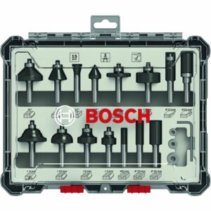 Bosch Fräser-Set 15-teilig 8 mm