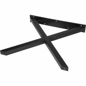 Tischuntergestell X-Form Schwarz 700 mm x 710 mm