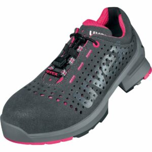 Uvex 1 Halbschuh S1 Grau-Pink Größe 38