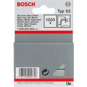 Bosch Feindrahtklammern Typ 53 für Tacker 1.000 Stück 8 mm x 11
