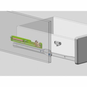 Einzugsdämpfer für Schubkästen OPTIkult