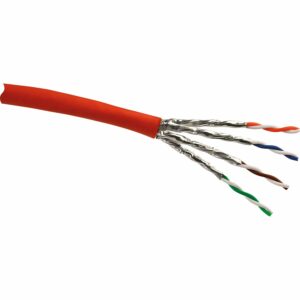 Schwaiger Netzwerkkabel S/STP CAT 7 Orange 25 m