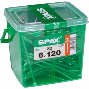 Spax Senkkopf Universalschraube T-Star plus-Antrieb Ø 6 mm x 120 mm 80 Stück