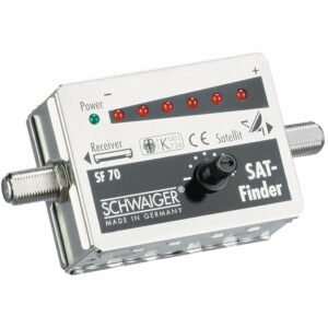 Schwaiger SAT Finder 6 LED Ton