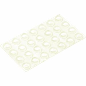 Universalpuffer Selbstklebend Ø 12 mm 28 Stück Transparent