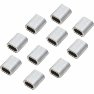 Presshülsen Aluminium Ø 3 mm 10 Stück