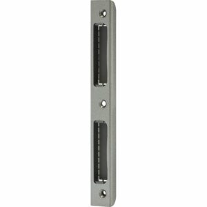 Abus Wohnungsabschluss/Zimmertür-Schließblech DIN L/DIN R Silber mit Kunstoffab.