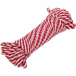 Hohlflechtschnur Polypropylen Ø 10 mm Rot-Weiß
