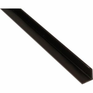 Winkelprofil gleichsch L-förmig Kunstst. Unbeh Schwarz 10 mm x 10 mm x 2.000 mm