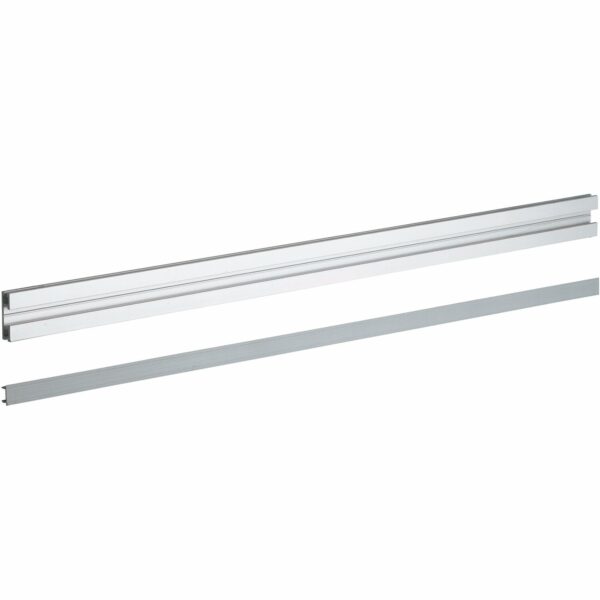 Hettich Lauf- und Führungsprofil SlideLine 11 mit Abdeckprofil Aluminium Silber