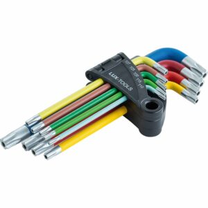 LUX-TOOLS Stiftschlüsselsatz Professional 9-teilig TX10 - TX50