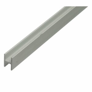 H-Profil Alu Elox. Silber 12 mm x 1.000 mm