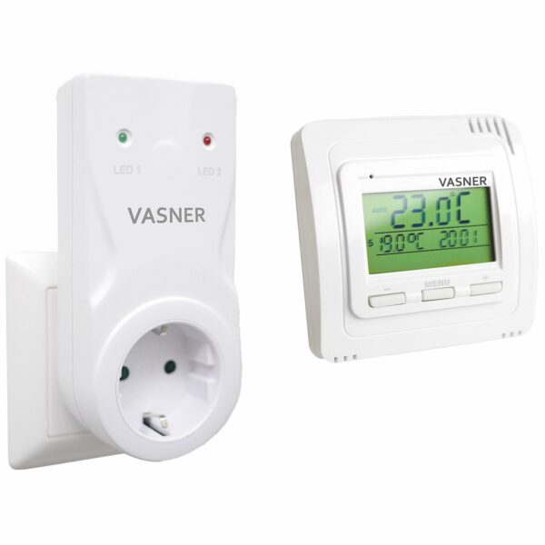 Vasner Funkthermostat-Sender VFTB-AS mit Steckdosenempfänger