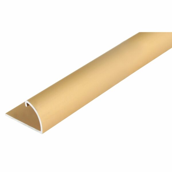 Bodenausgleichprofil Rund Alu Elox. Gold 24