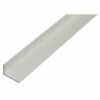 Winkelprofil ungleichsch. L-förmig Alu Elox. Silber 40 mm x 10 mm x 2.000 mm