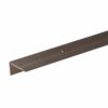 Treppenkantenprofil L-förmig Alu Elox. Bronze 45 mm x 23 mm x 1.000 mm