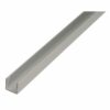 U-Profil Alu Elox. Silber 20 mm x 20 mm x 1.000 mm