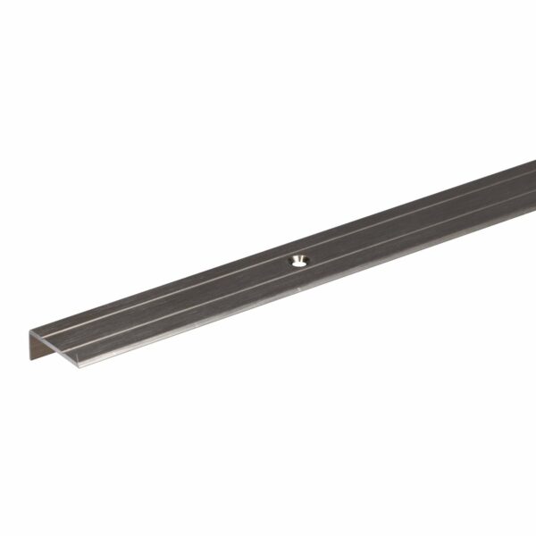 Treppenkantenprofil L-förmig Alu Elox. Bronze 25 mm x 10 mm x 1.000 mm
