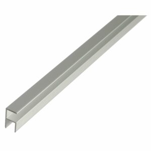 Eckprofil Eckig Alu Elox. Silber 2.000 mm