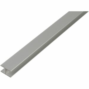 H-Profil Alu Elox. Silber 20 mm x 2.000 mm