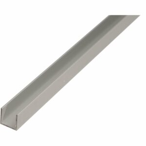 U-Profil Alu Elox. 15 mm x 8 mm x 2.000 mm