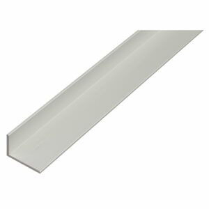 Winkelprofil ungleichsch. L-förmig Alu Elox. Silber 20 mm x 10 mm x 2.000 mm