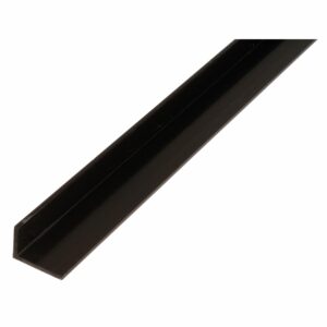 Winkelprofil ungleichsch. L-förmig Kunstst. Schwarz 30 mm x 20 mm x 1.000 mm