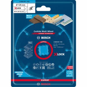Bosch X-Lock Trennscheibe Expert Carbide Multi Wheel Ø 125 mm