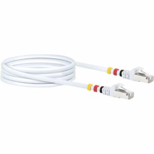 Schwaiger® CAT7 Netzwerkkabel S/FTP inkl. 3 Farbclips - Weiß 5