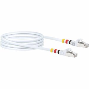 Schwaiger® CAT7 Netzwerkkabel S/FTP inkl. 3 Farbclips - Weiß 5