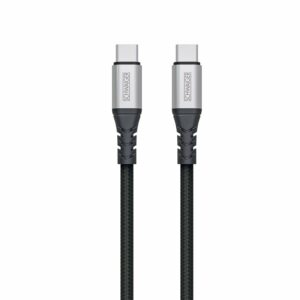 Schwaiger® Type C - C Sync und Ladekabel Unzerstörbar Schwarz 1