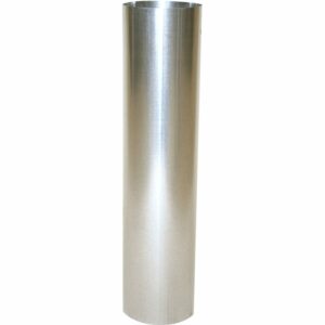 Kaminoflam Ofenrohr Feueraluminiert Ø 120 mm x 500 mm Silber