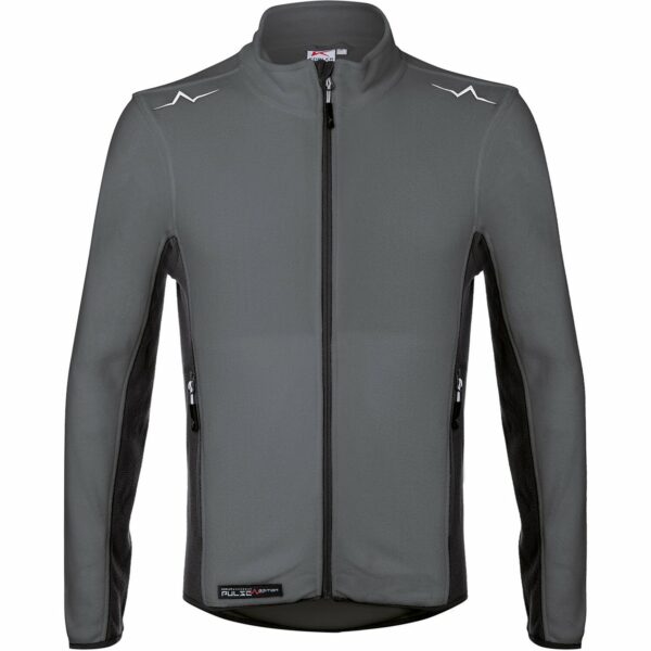 Kübler Pulse Handcraft Fleecejacke Anthrazit/Schwarz Gr. S
