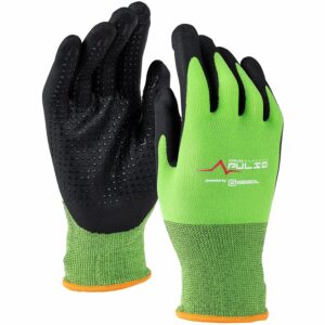 Kübler Pulse Handschuhe Herren Multiflex Touch Neongrün Gr. 10